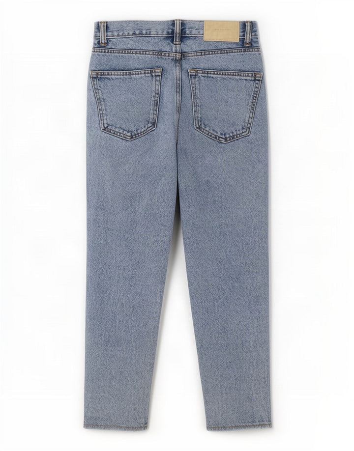 Zara Dame Straight Jeans EU 36 XS W29 L25 Blå