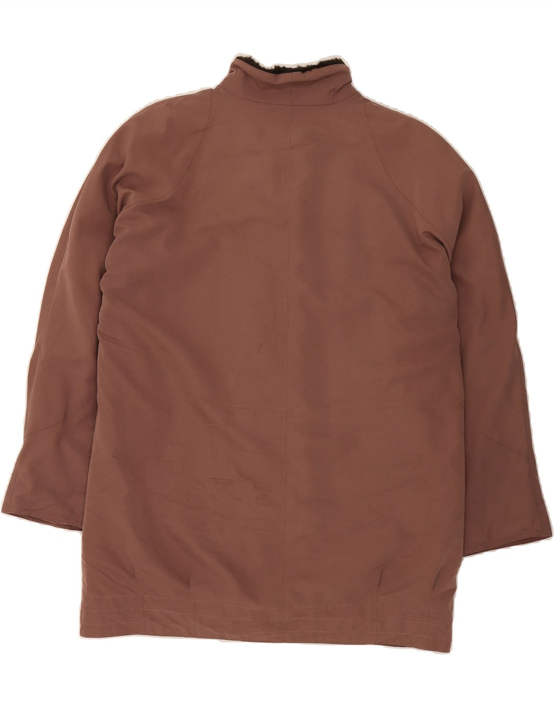 CLAUDE HAVREY Womens Windbreaker Coat UK 14 Medium Brown Vintage Claude Havrey and Second-Hand Claude Havrey from Messina Hembry 