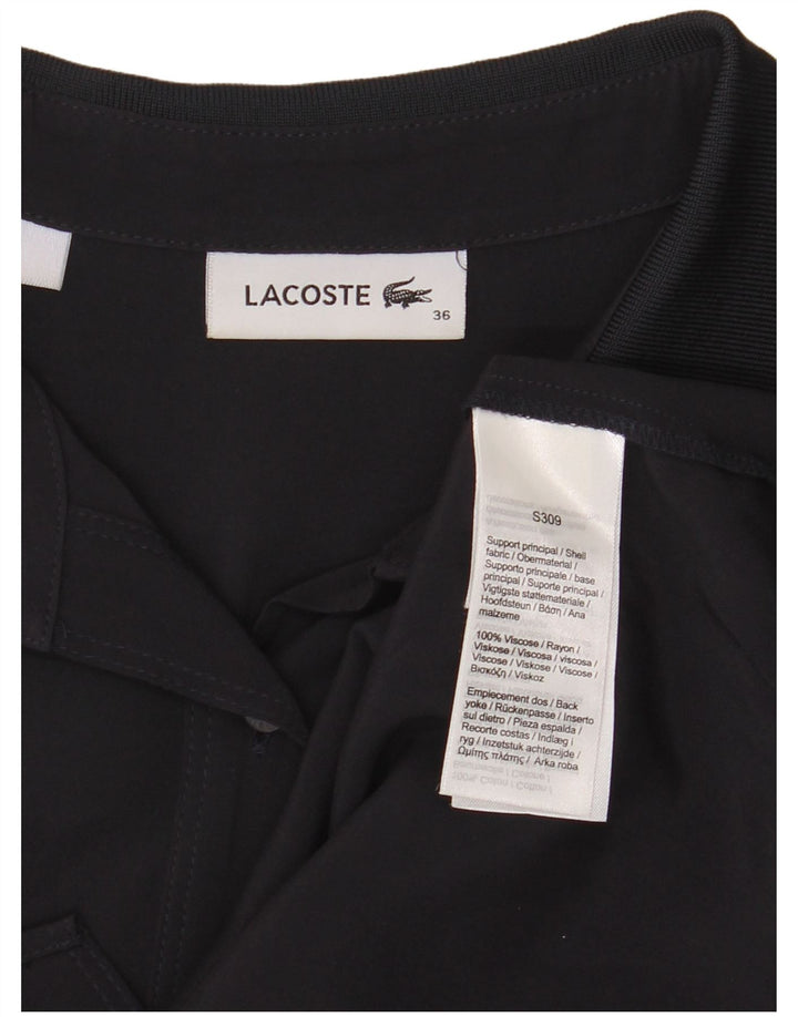 Lacoste dameskjorte str. 36 Lille sort viskose