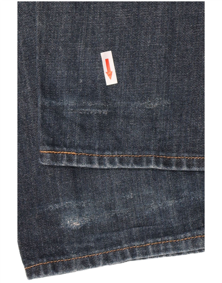 Levi's Herre 501 lige jeans W38 L32 blå bomuld