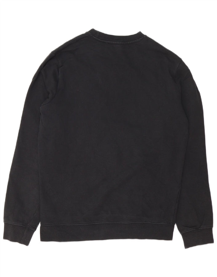 RICHMOND Herre Grafisk Sweatshirt Jumper Medium Sort Bomuld