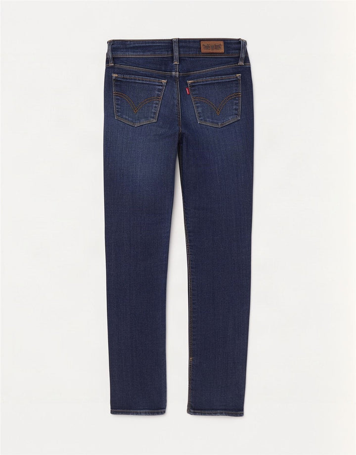 Levi's Dame 571 Slim Jeans W27 L29 Blå Bomuld