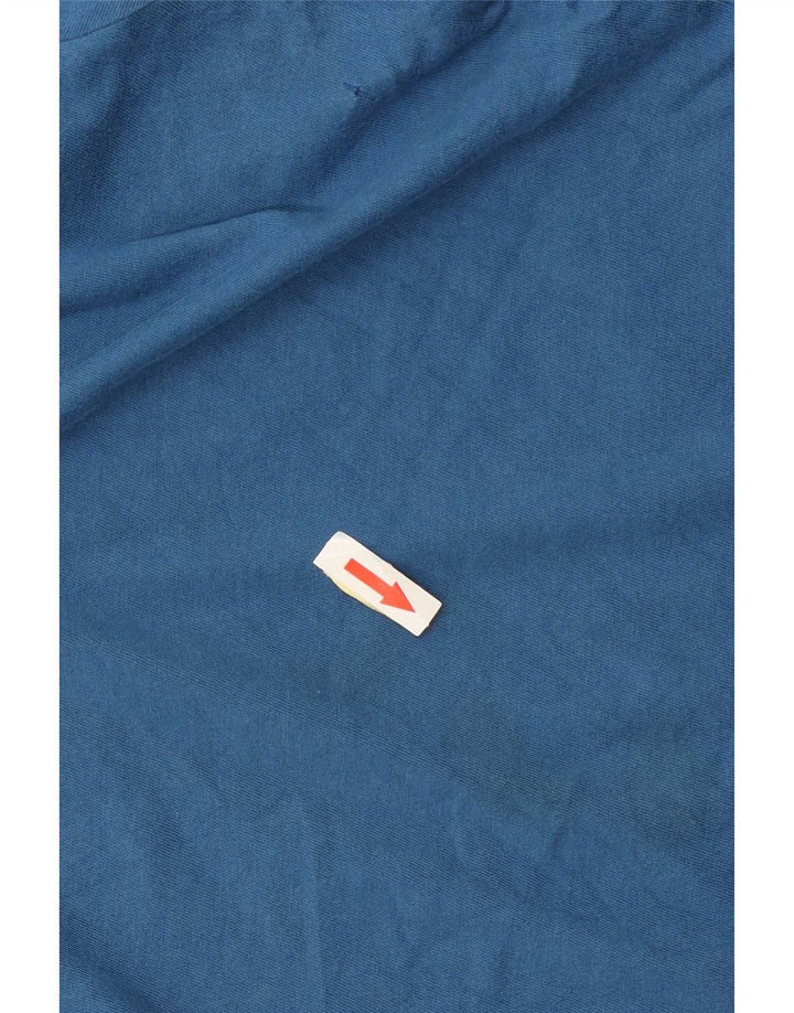 Nike T-shirt top til mænd, stor blå bomuld