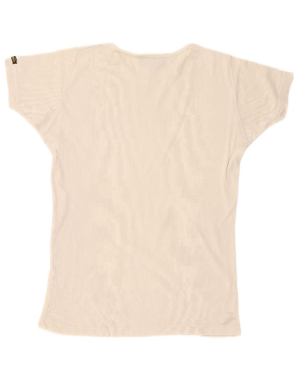 Wrangler Herre T-Shirt Top Medium Off White
