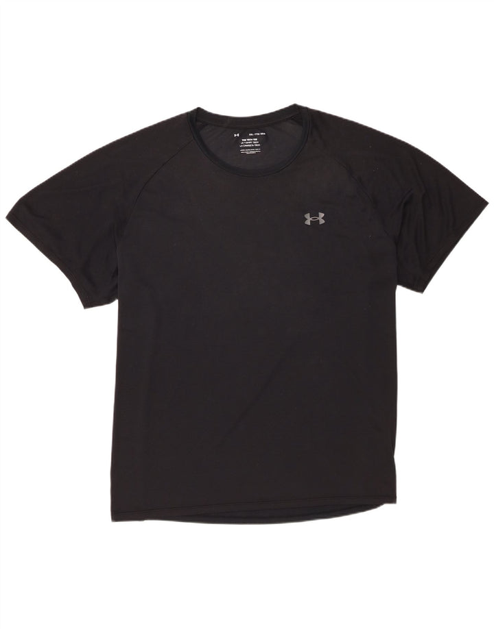 Under Armour Herre T-Shirt Top 2XL Sort Polyester