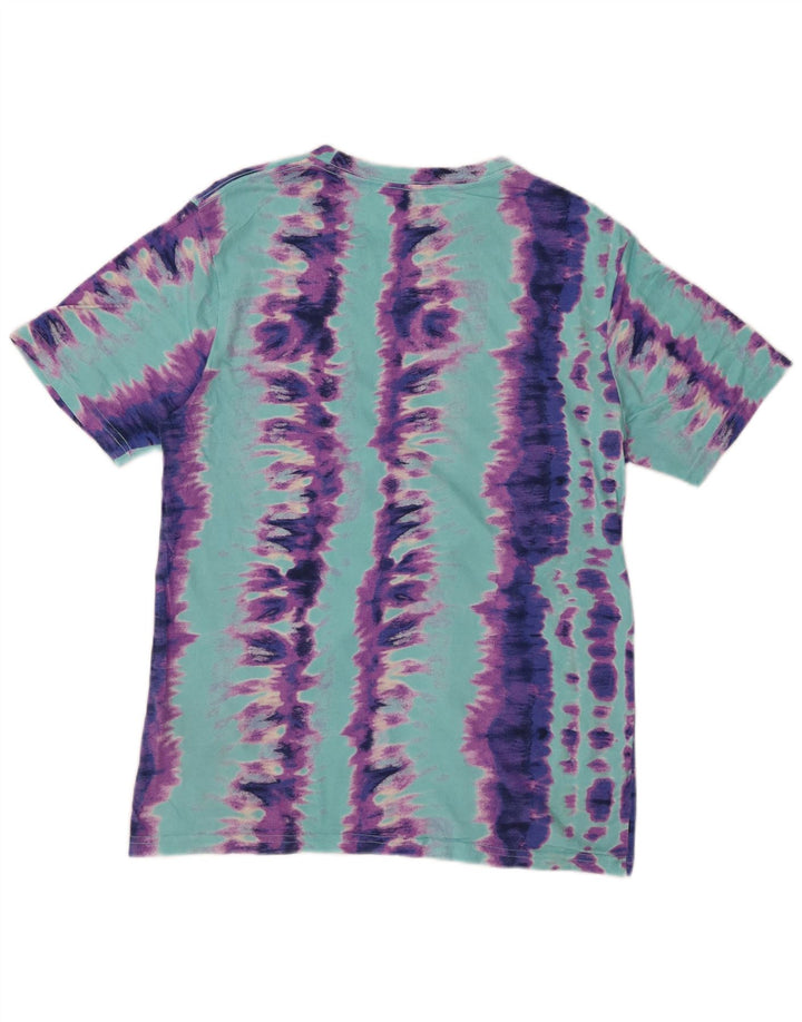 VOLCOM Herre T-shirt Top Lille flerfarvet Tie Dye Bomuld