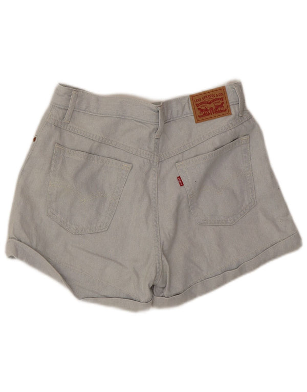 Levi's Dame Mom Højtaljede denimshorts W29 Mellemblå Bomuld