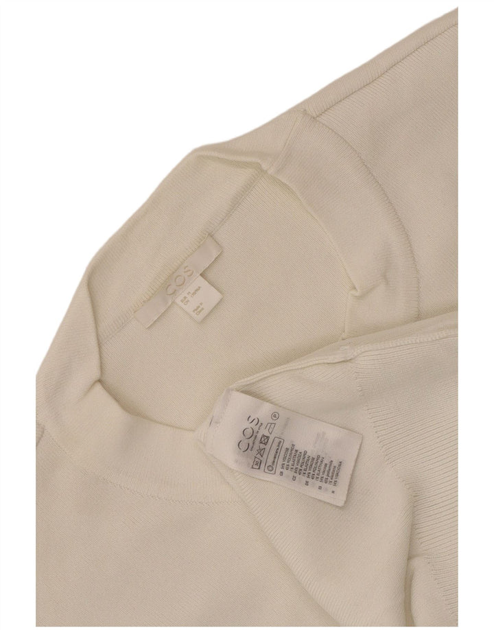 Cos Dame sweater med rund hals DK 14 Medium White Viscose