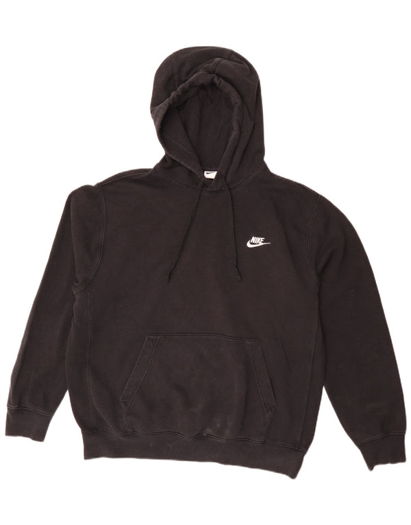 Nike Herre Loose Fit Hættetrøje Jumper Medium Sort Bomuld