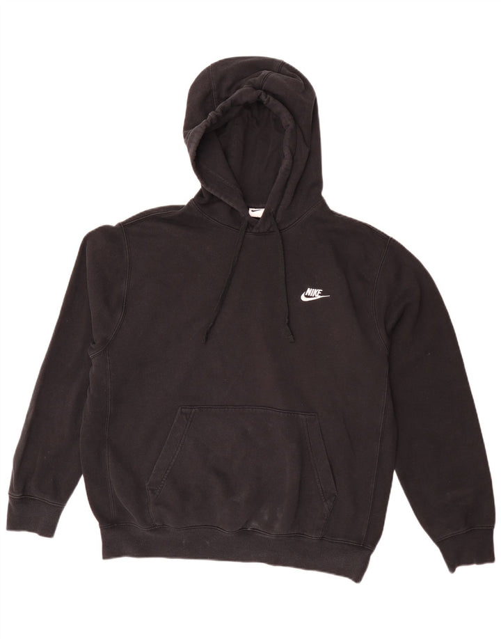 Nike Herre Loose Fit Hættetrøje Jumper Medium Sort Bomuld