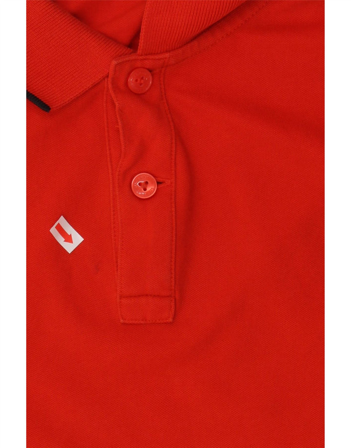 JACK & JONES Mens Polo Shirt Medium Red Cotton Vintage Jack & Jones and Second-Hand Jack & Jones from Messina Hembry 