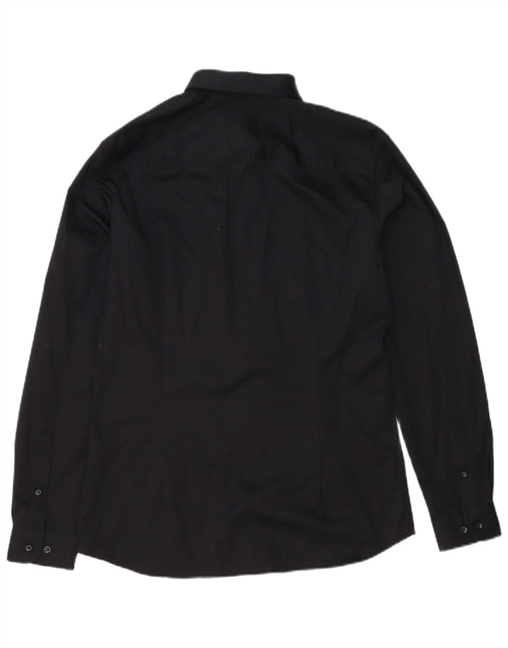 Jack & Jones herreskjorte stor sort bomuld