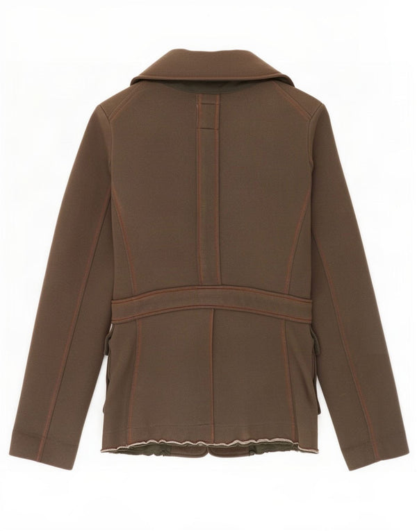 Diesel Herre Utility Jacket UK 38 Medium Brown Bomuld