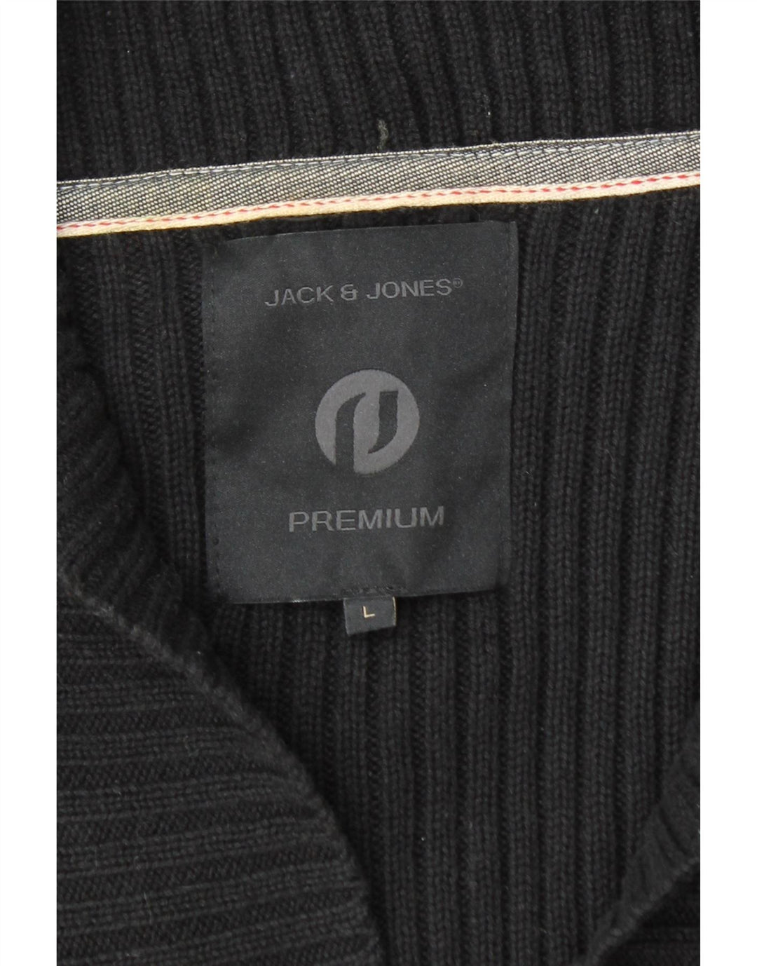 Jack & Jones herre cardigan sweater Stor sort bomuld