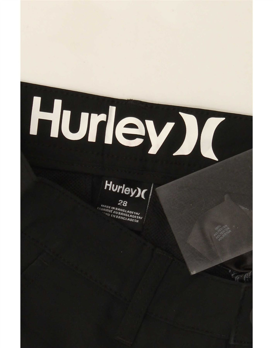 Hurley Herre Chino Shorts W28 Small Black Polyester
