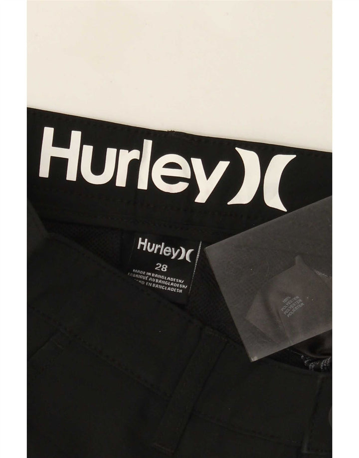Hurley Herre Chino Shorts W28 Small Black Polyester