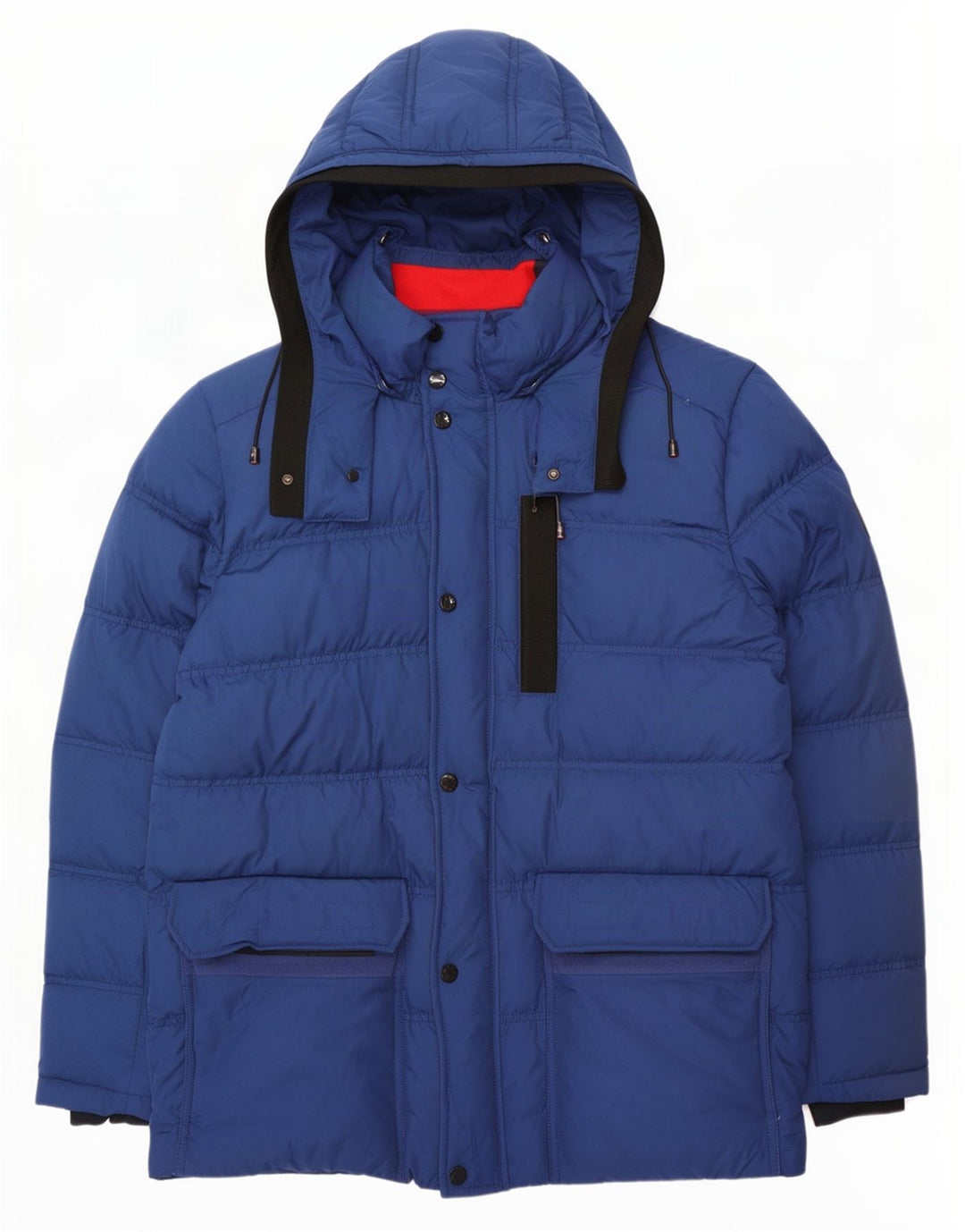 Tommy Hilfiger Herre hættepolstret jakke UK 40 Large Blue Polyester