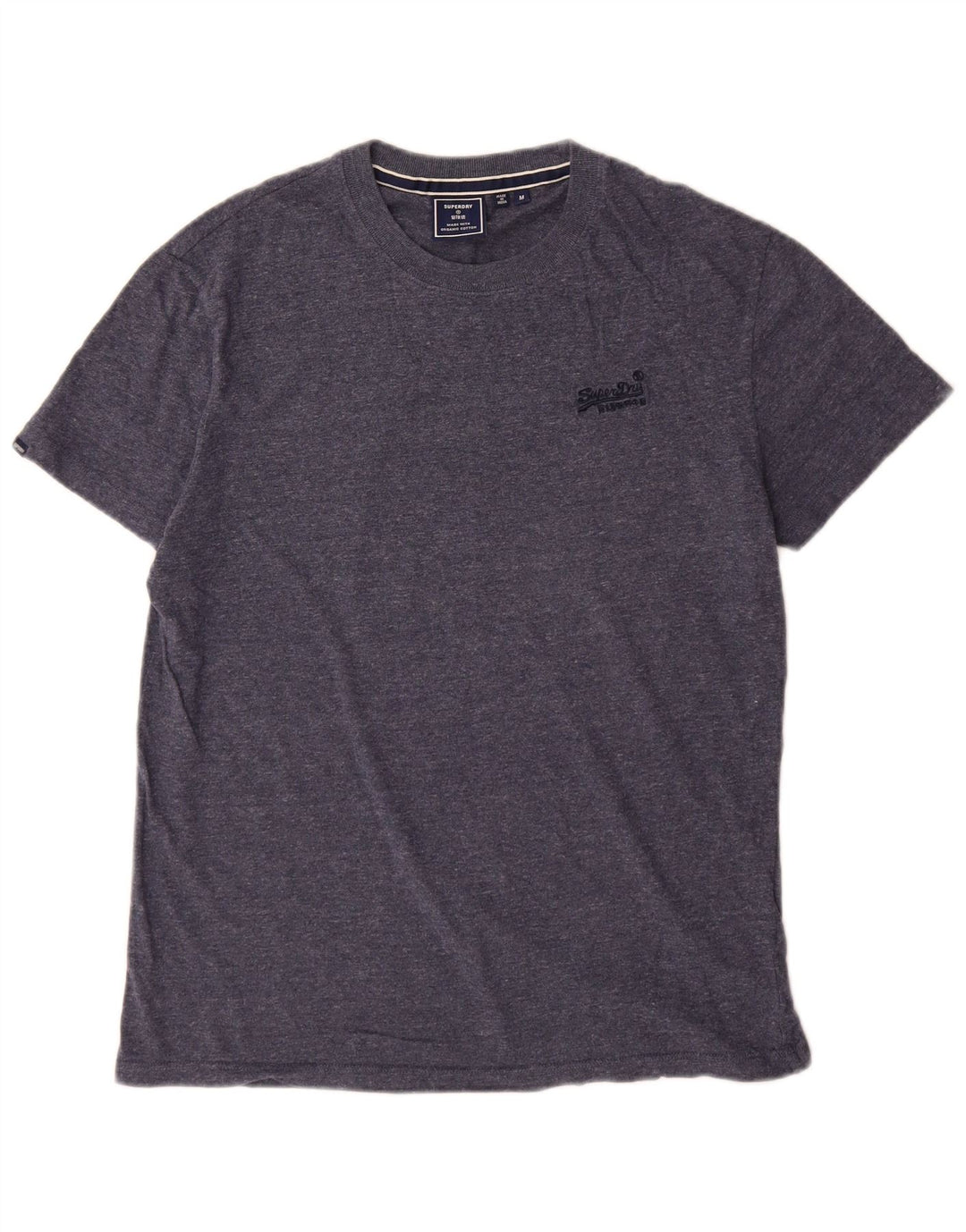 Superdry Herre T-shirt Top Medium Marineblå Bomuld