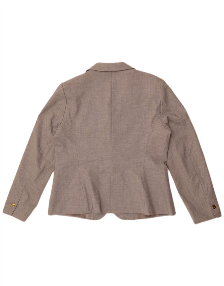 Zara Dame 1-knaps blazerjakke EU 44 XL Grå