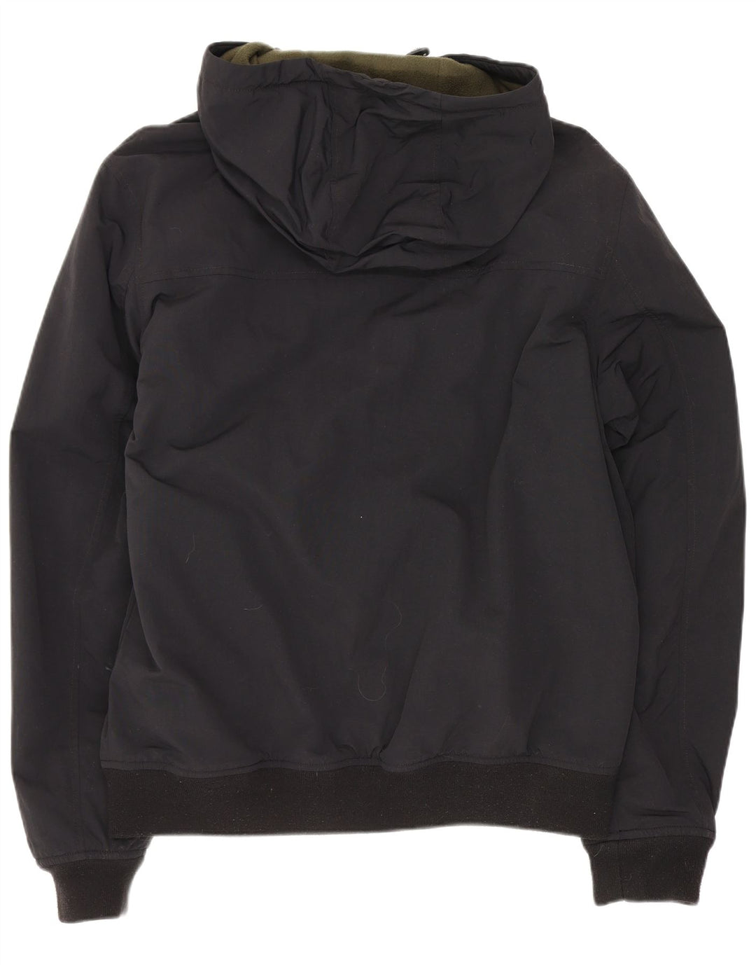 Tommy Hilfiger Herre Hooded Bomber Jacket UK 38 Medium Sort Polyamid