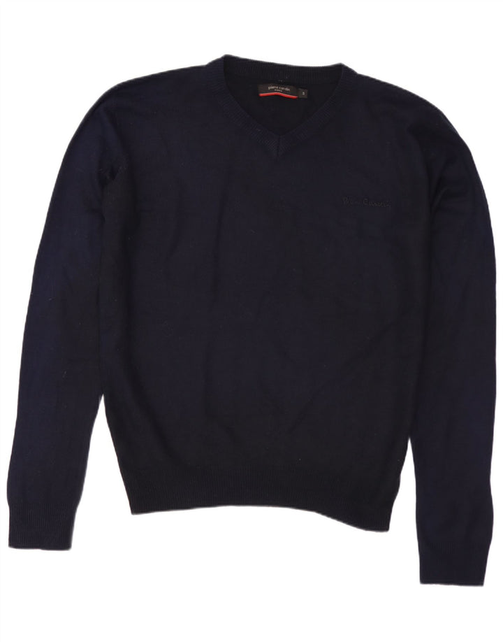 PIERRE CARDIN Herre V-hals sweater lille marineblå