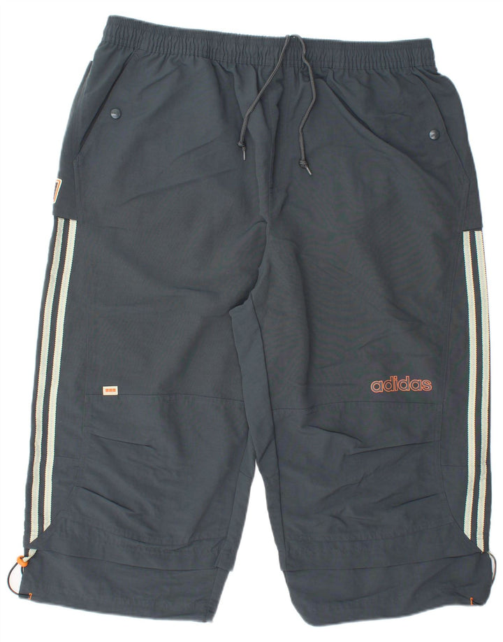 Adidas Herre Bermuda Sportshorts 2XL Grå polyamid