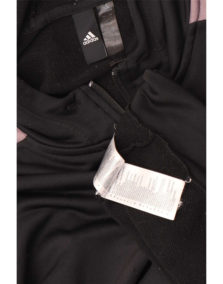 Adidas Hættetrøje med lynlås til mænd 2XL Sort Polyester