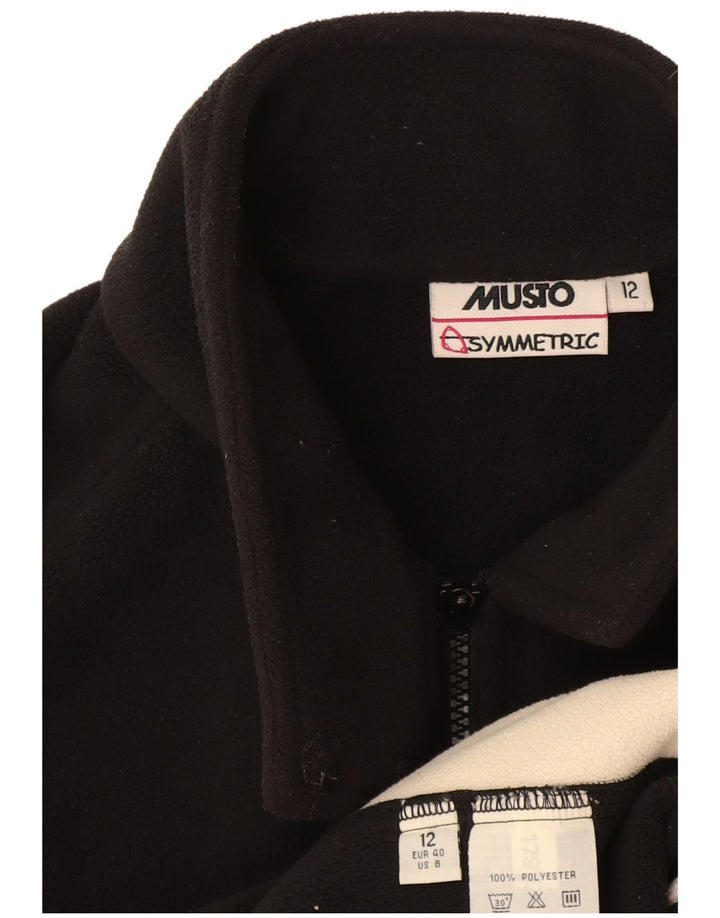 Musto Dame Fleece Gilet UK 12 Medium Sort Colourblock Polyester