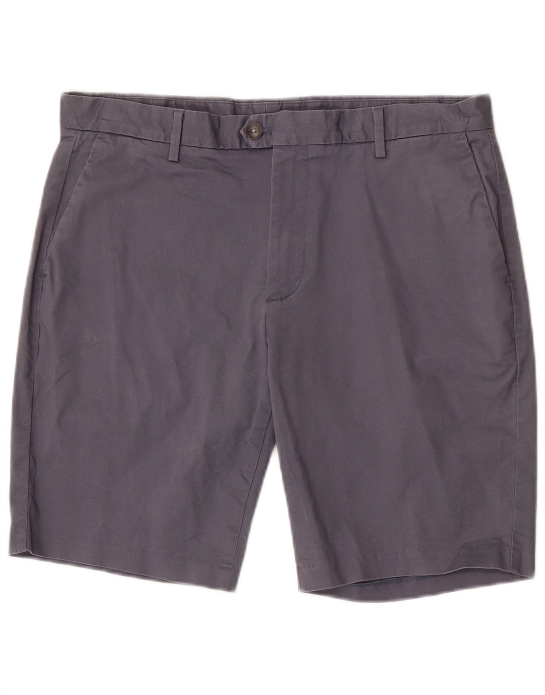 Reiss Chino Shorts til mænd W34 Large Navy Blue Bomuld