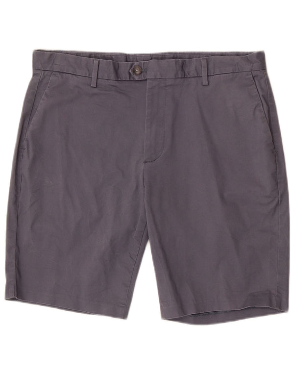 Reiss Chino Shorts til mænd W34 Large Navy Blue Bomuld