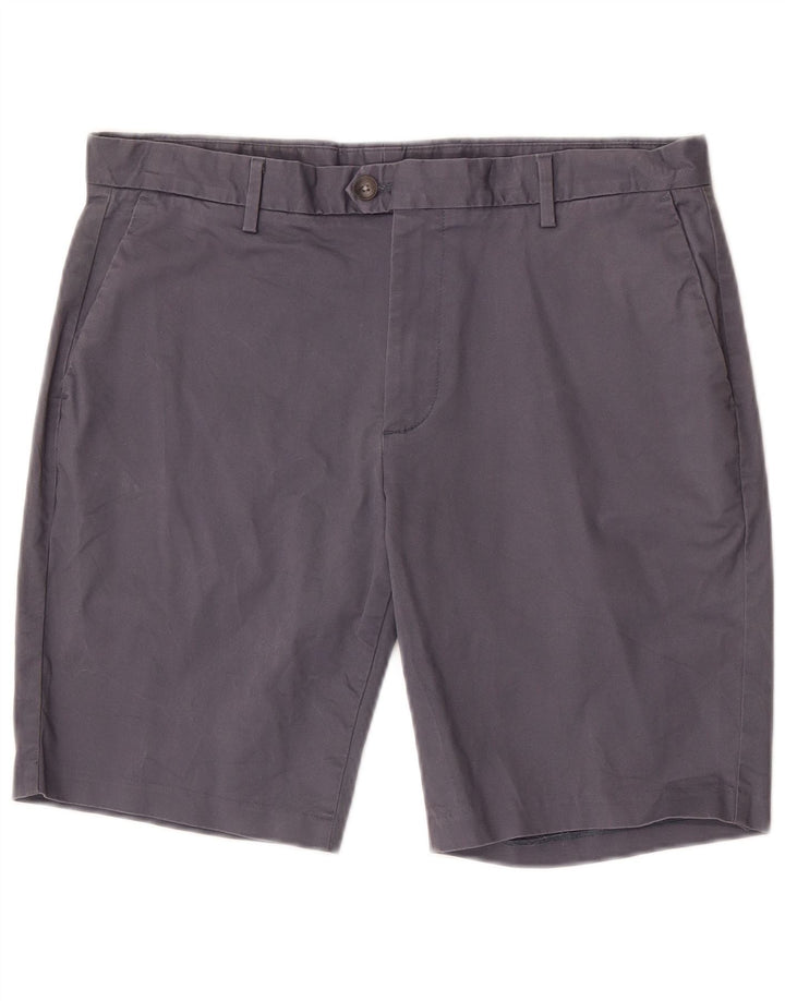 Reiss Chino Shorts til mænd W34 Large Navy Blue Bomuld