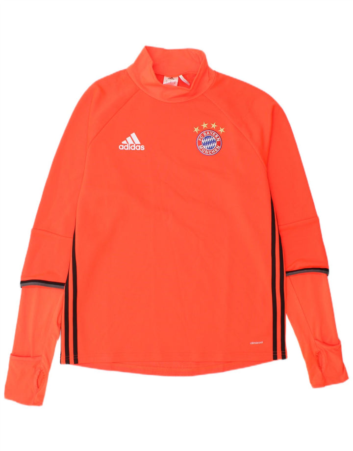 ADIDAS Herre FC Bayern Munchen Top Langærmet Medium Orange Polyester
