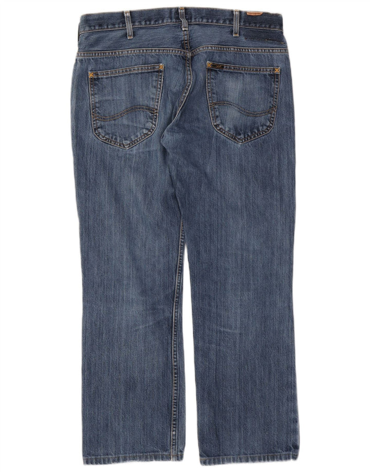Lee Dame Knox Straight Jeans W36 L27 Blå Bomuld