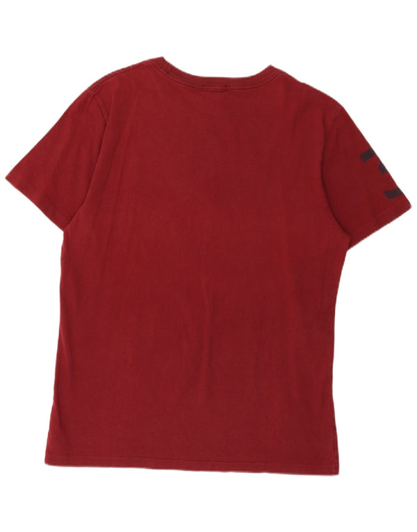 Polo Ralph Lauren drenge grafisk t-shirt top 15-16 år XL rødbrun stribet