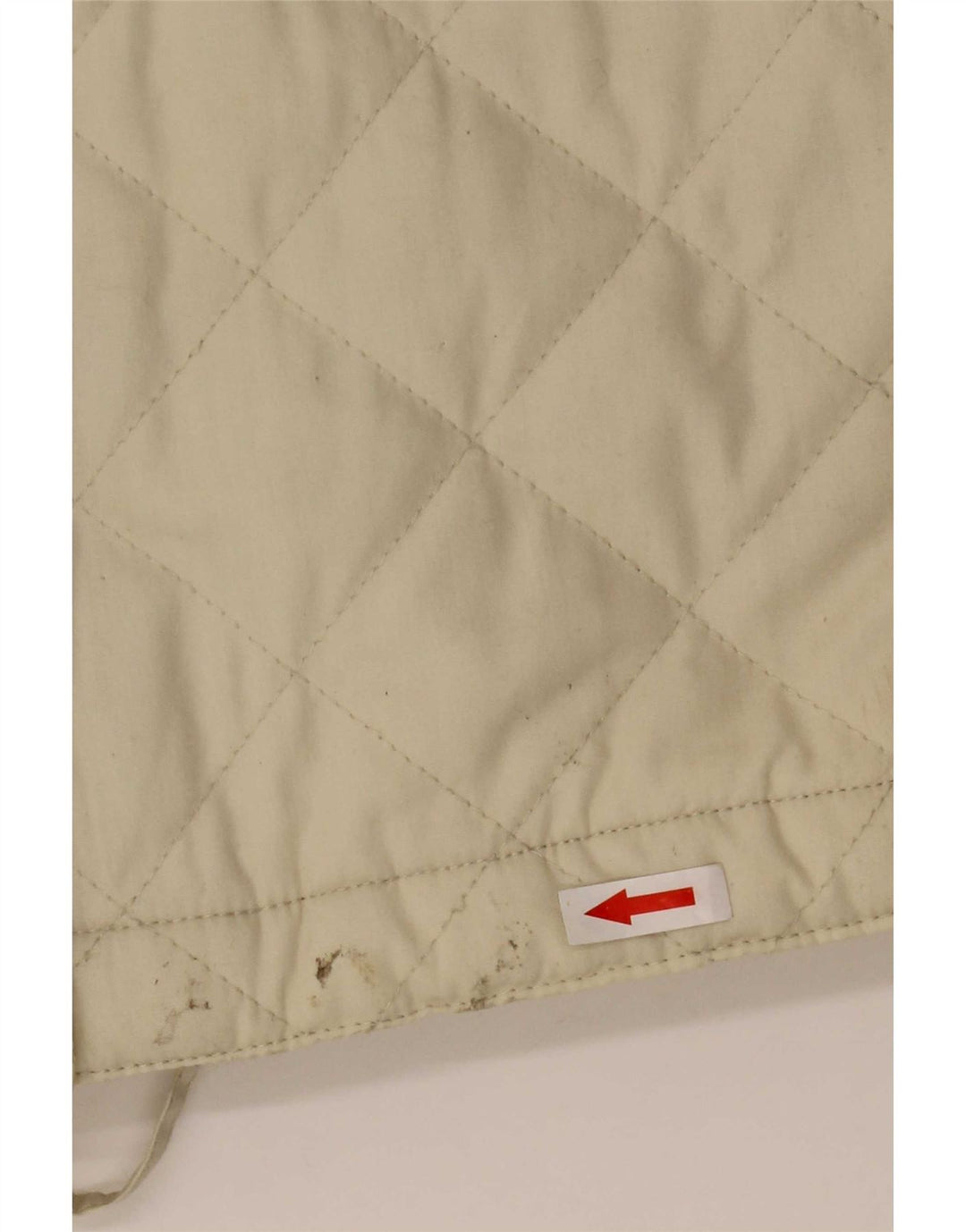 Vintage kviltet jakke til kvinder IT 54 2XL Beige