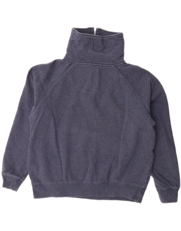 CREW CLOTHING Dame Oversized Sweatshirt Jumper UK 10 Small Navy Blue