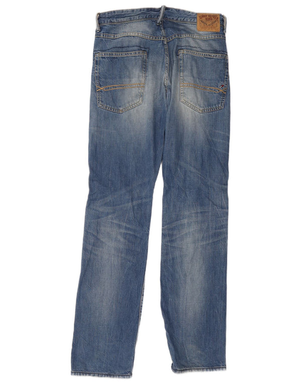 Tommy Hilfiger Dame Rex Højtaljede Lige Jeans W30 L34 Blå