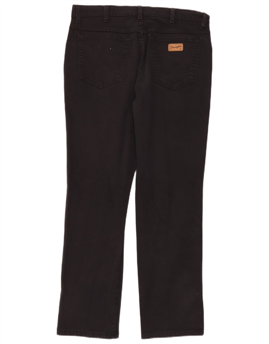Wrangler Herre Texas Straight Jeans W36 L32 Sort Bomuld