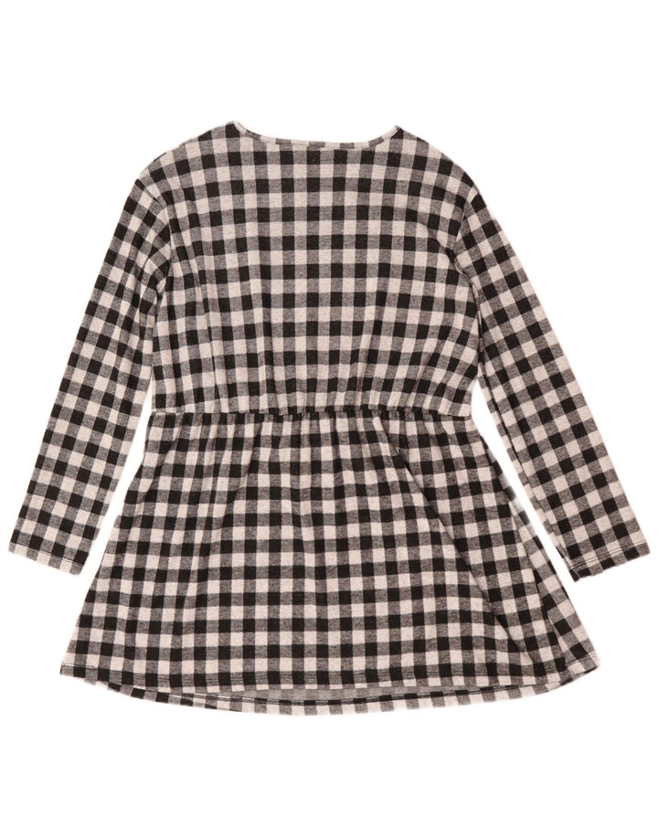 Zara Piger langærmet basiskjole 13-14 år Sort Gingham