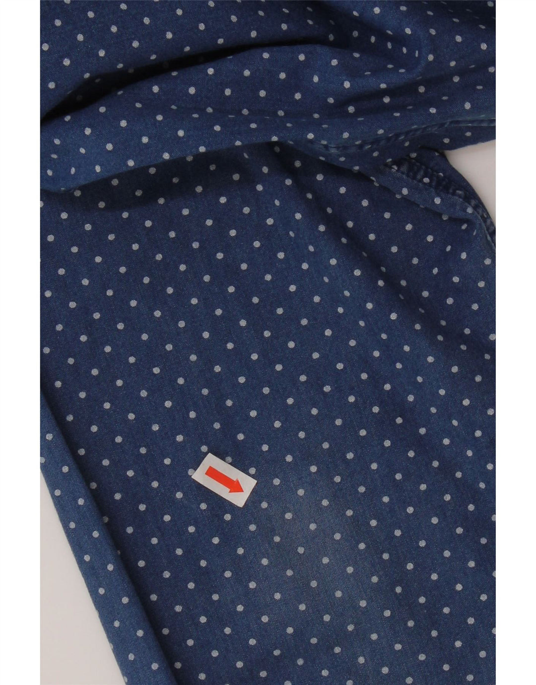 Levi's herreskjorte stor blå plettet bomuld