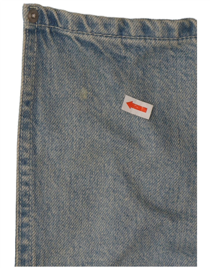 Zara Herre denimjakke UK 38 Medium Blue Cotton