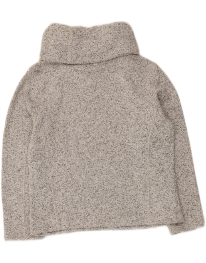 Mountain Warehouse Womens Crop Bluse Top UK 12 Medium Grey Flecked