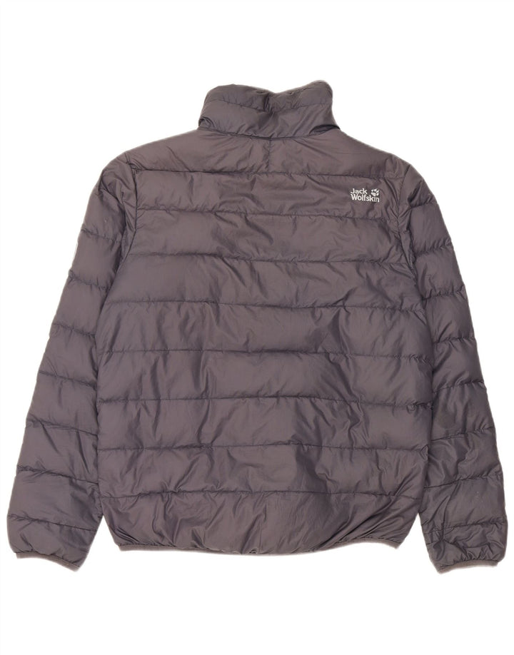 Jack Wolfskin Herre polstret jakke UK 38 Medium Grey Polyester