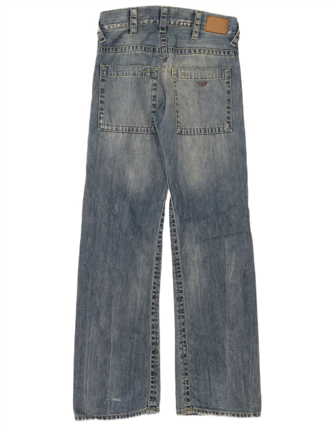 Armani damejeans med brede ben W29 L32 blå bomuld