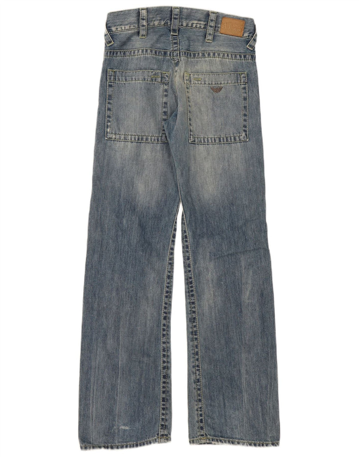 Armani damejeans med brede ben W29 L32 blå bomuld