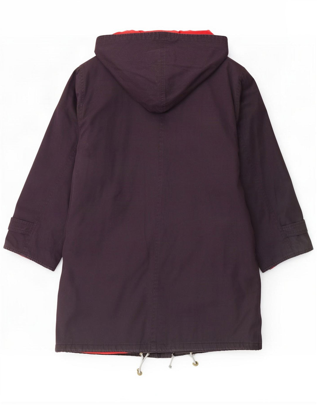 Charon Dame Hætteoverfrakke UK 18 XL Lilla Polyester