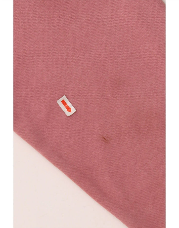 PUMA Graphic Sweatshirt Jumper UK 14 Medium Pink Bomuld