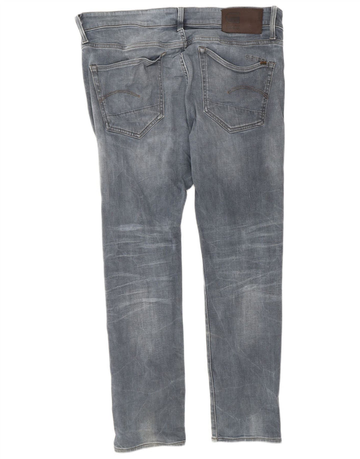 G-Star Slim Jeans til mænd W34 L30 blå polyester