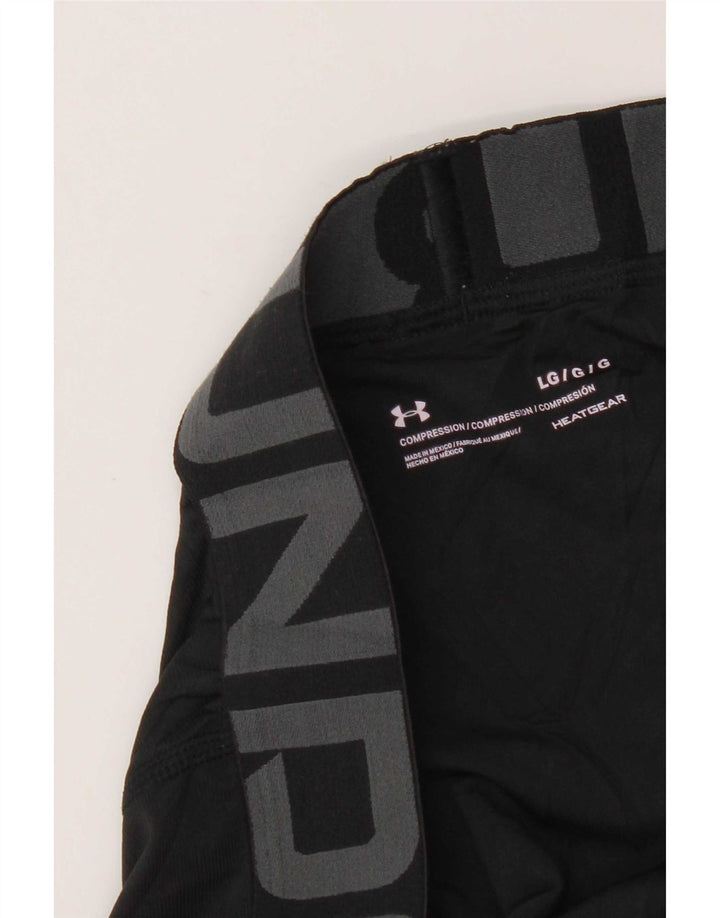 Under Armour Herre Heat Gear Grafiske Leggings Large Sort