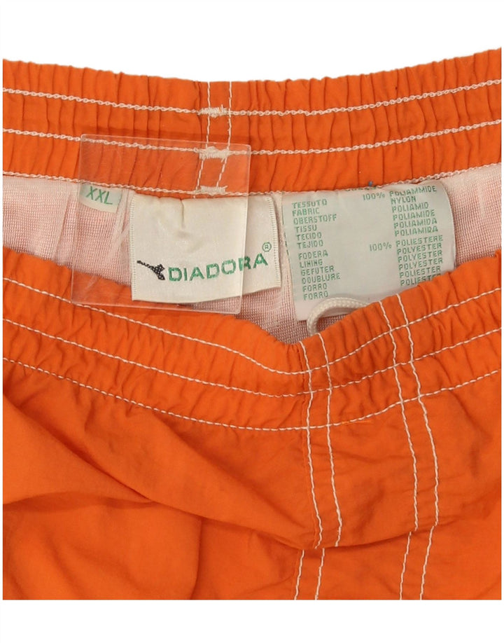 Diadora Badeshorts til mænd 2XL orange polyamid